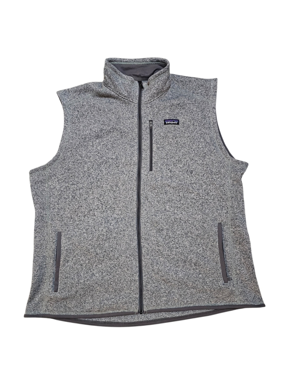Patagonia Men’s Heather Gray Fleece Vest